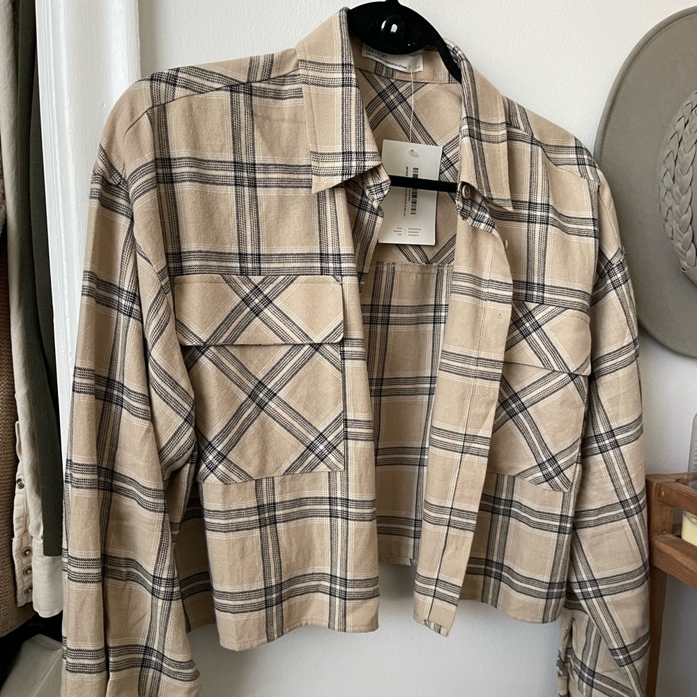 OAK AND FORT CROPPED SHIRT